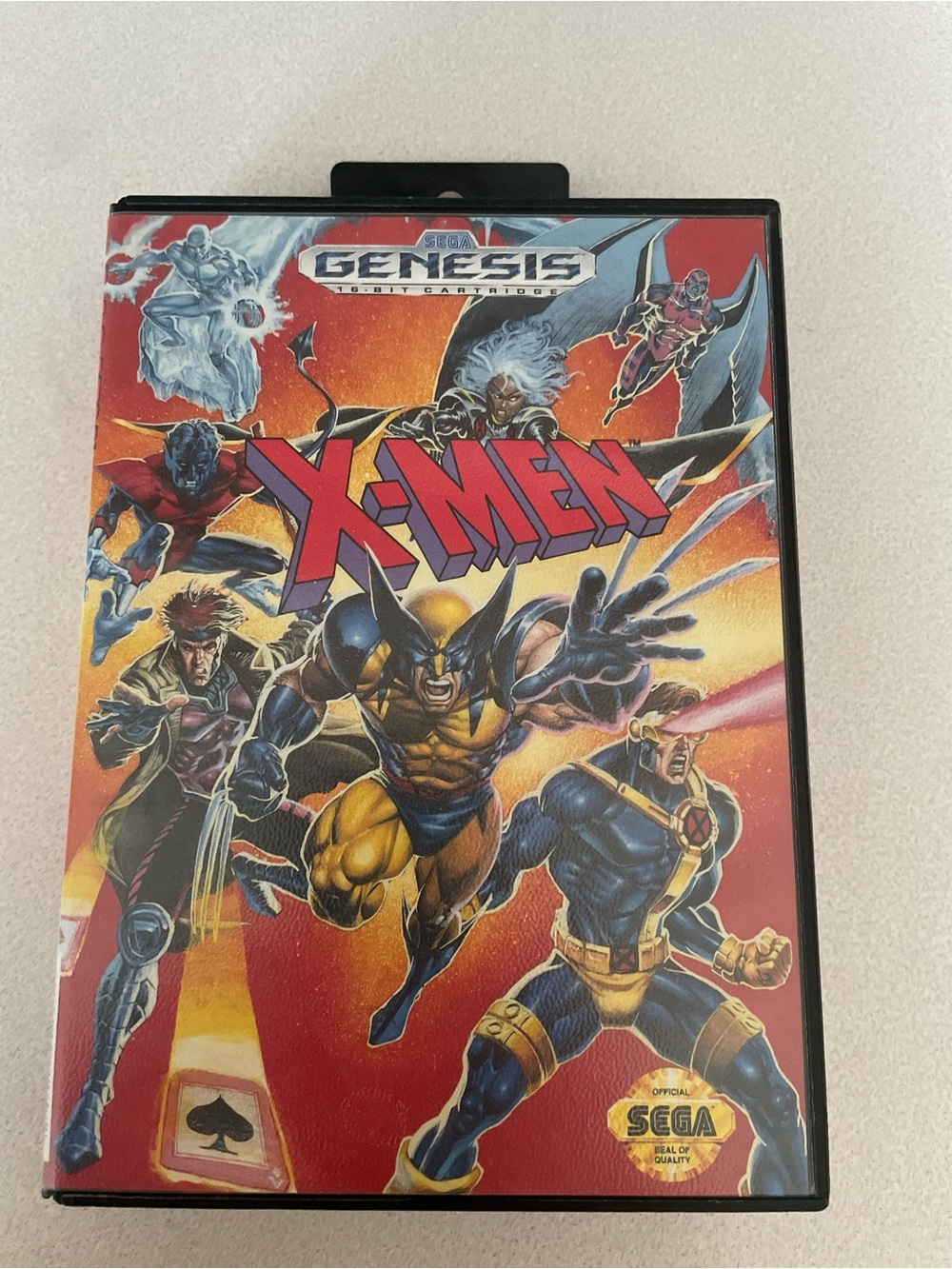 Sega Genesis X-Men Game - Red and Yellow Cover